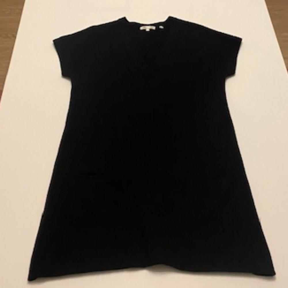 Vince Black Cashmere Short Sleeve Sweater Womens Size Medium